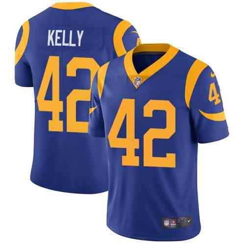Nike Men & Women & Youth Rams 42 John Kelly Royal Alternate NFL Vapor Untouchable Limited Jersey,We sell and wholesale Nike Men & Women & Youth Rams 42 John Kelly Royal Alternate NFL Vapor Untouchable Limited Jersey on line form chian!